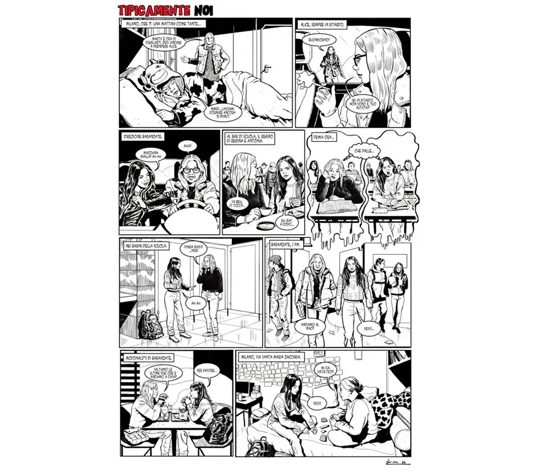 Adolescenti a fumetti