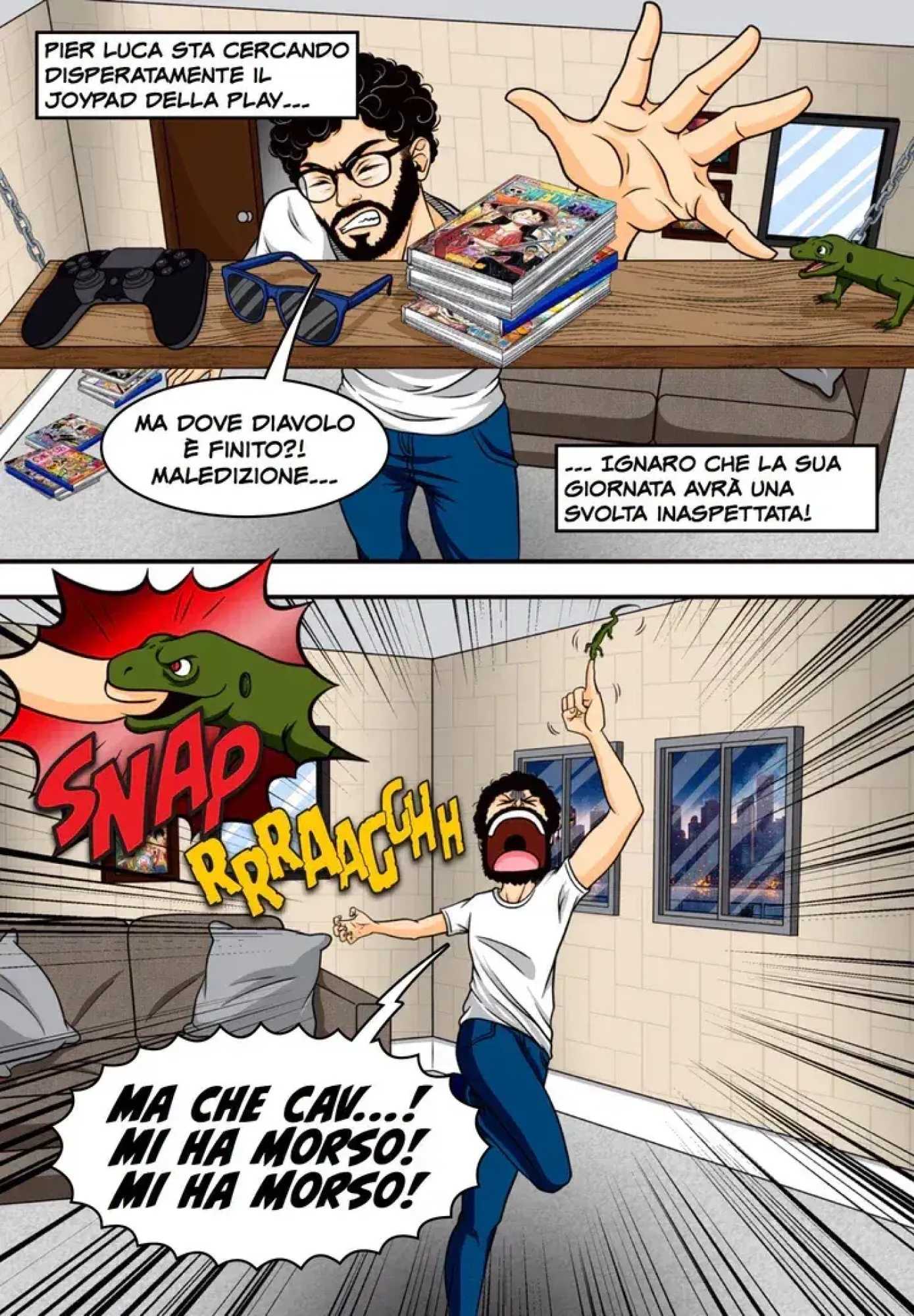 img Quando Pier Luca diventò Godzilla per amore di Valentina 5