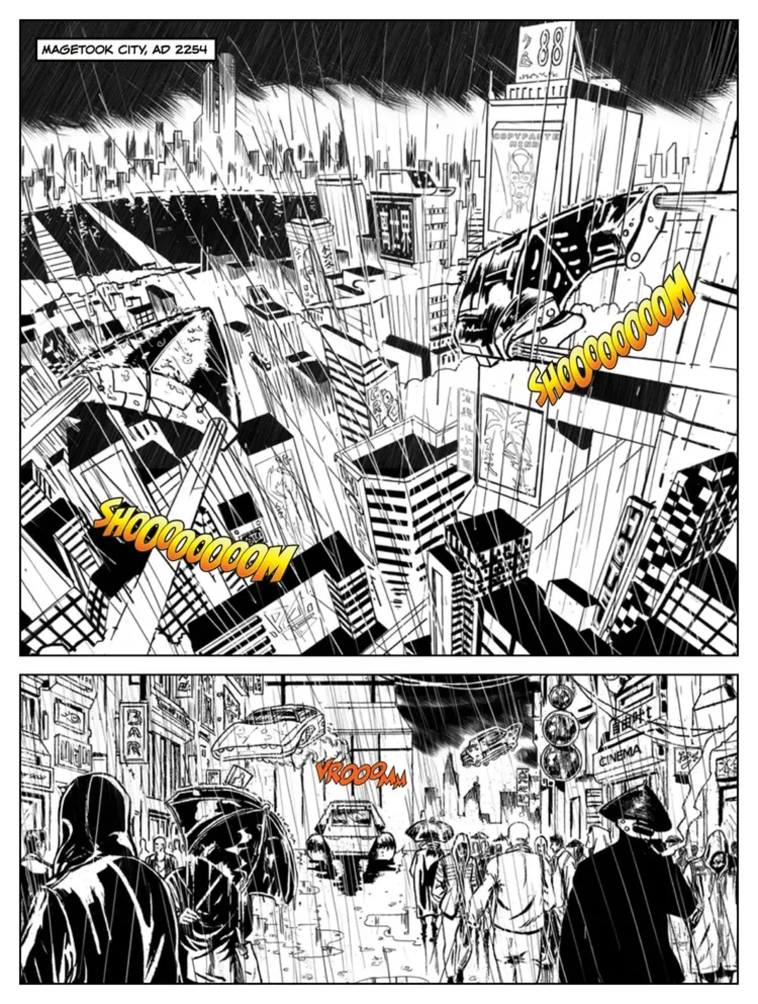 Violet una graphic novel originale alla Blade runner 2