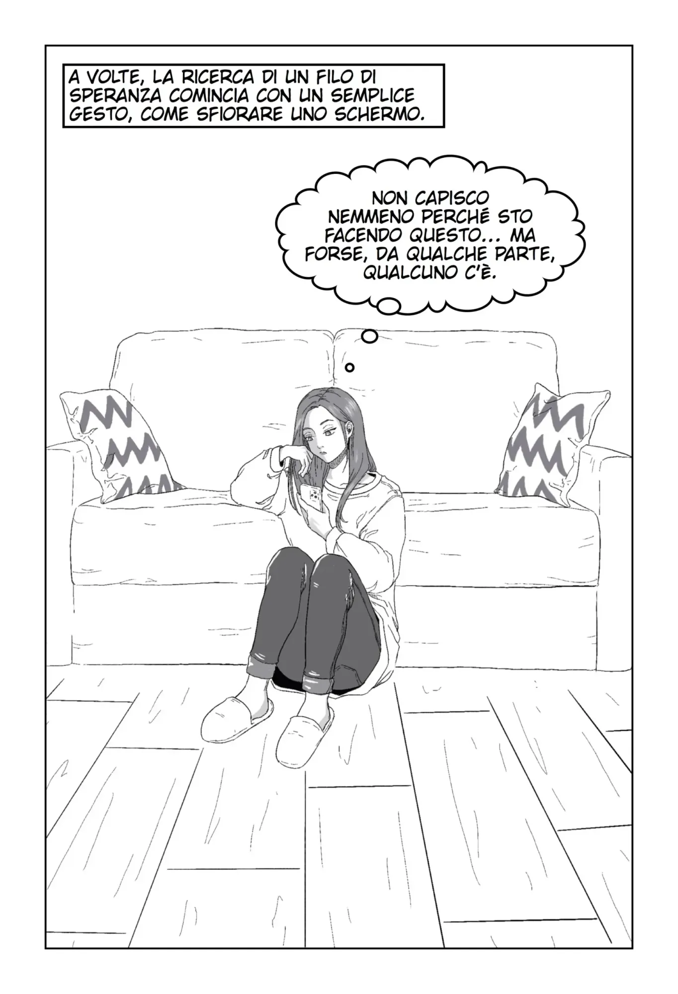 Storia damore a fumetti per Anna Carla 1